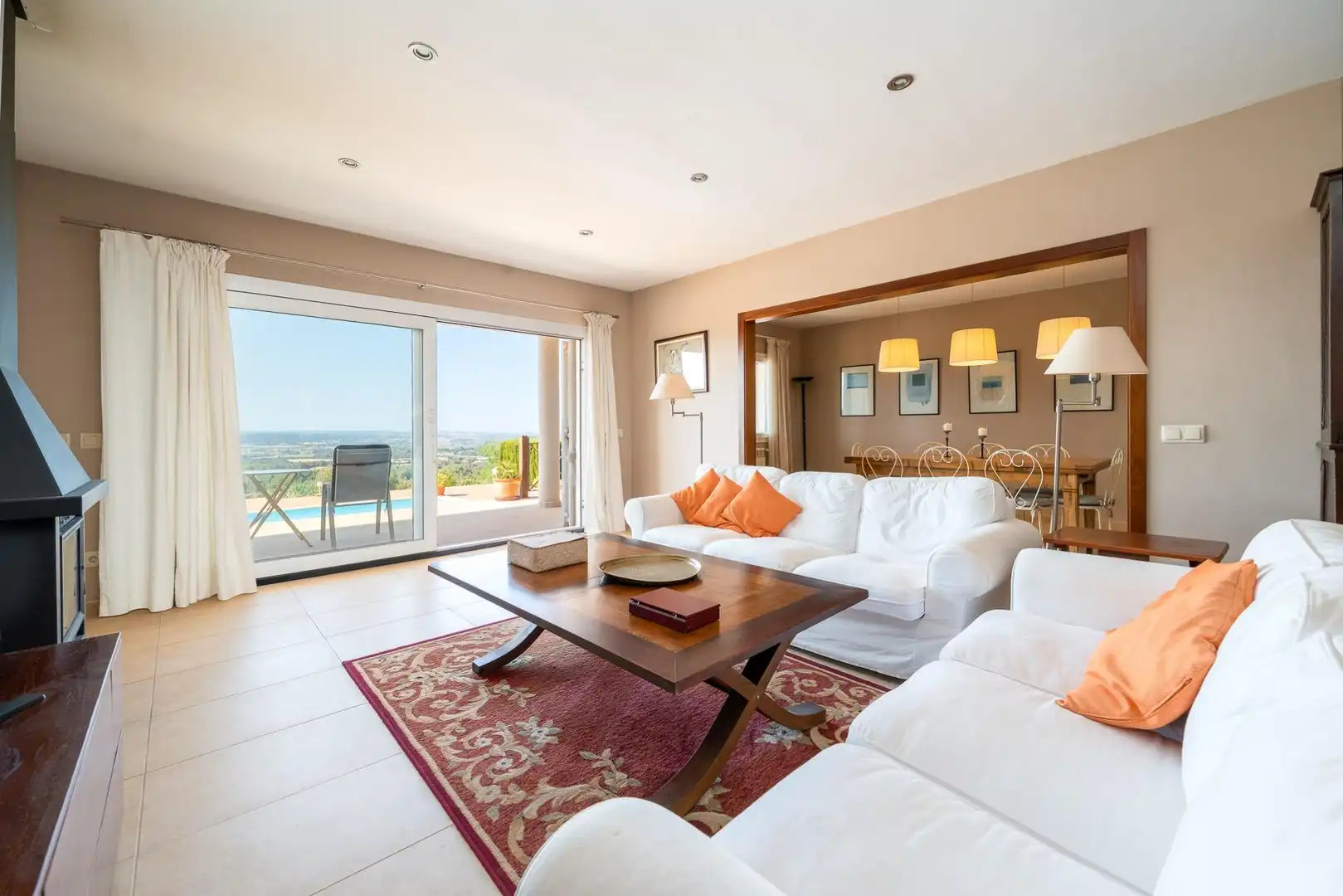 Living room of Houses for sale in  Palma de Mallorca  with Heating, Private garden and Terrace