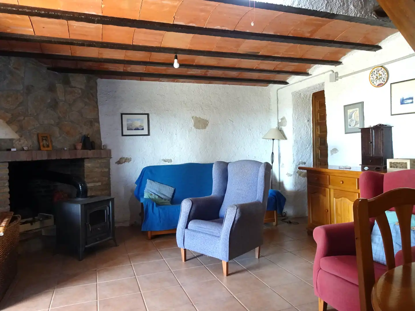 Sala de estar de Finca rústica en venta en El Perelló