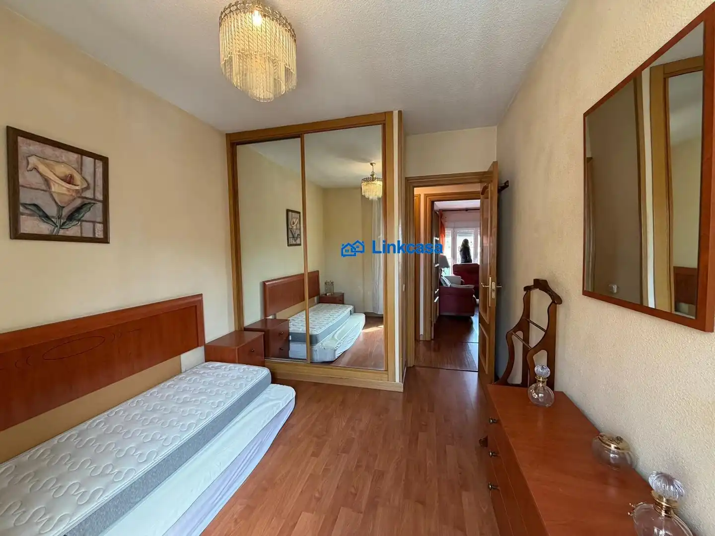 Bedroom of Flat for sale in Madrid  with Heating, Private garden and Terrace