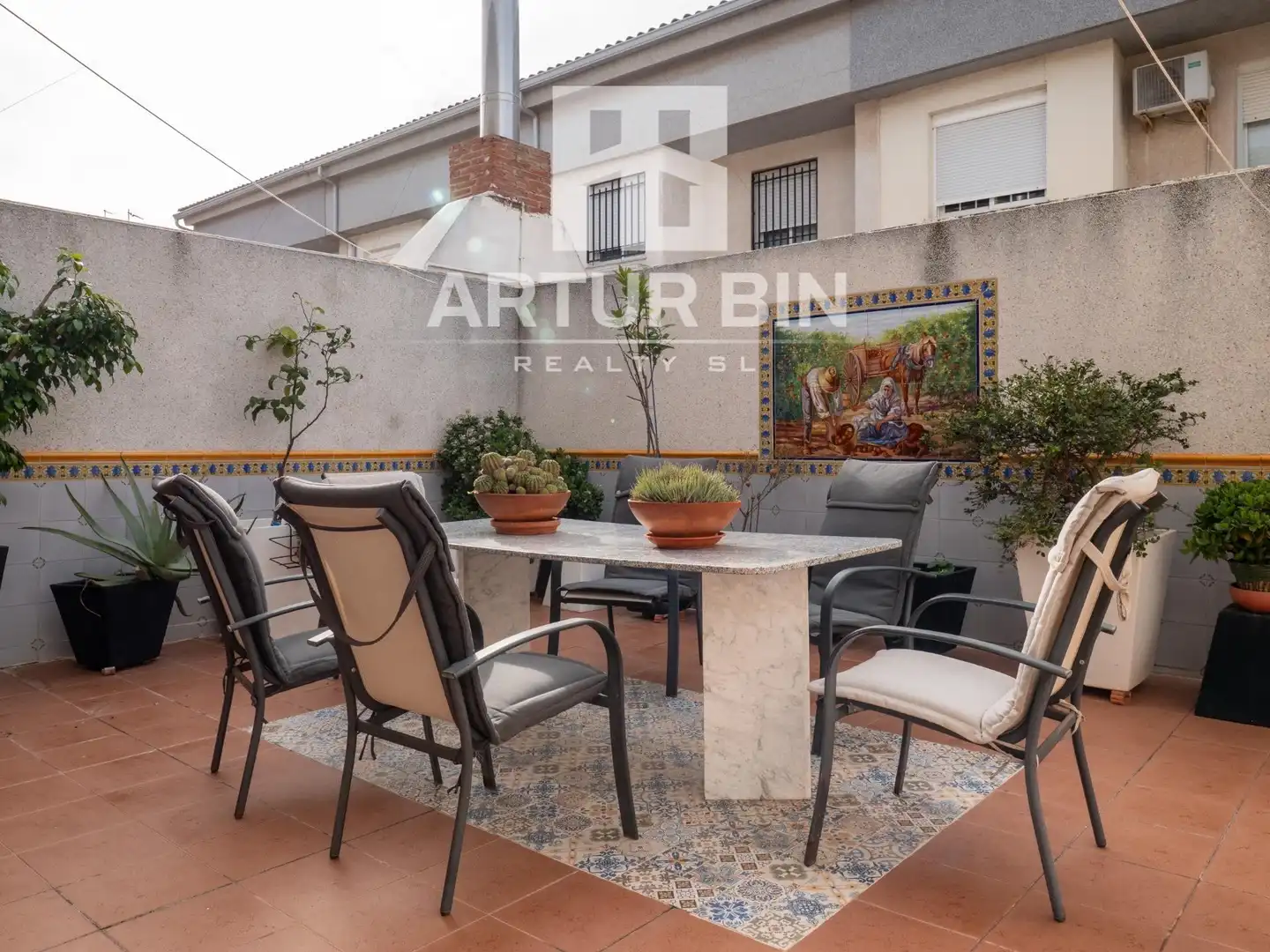 Terraza de Casa o chalet en venta en Alaquàs con Aire acondicionado, Calefacción y Trastero