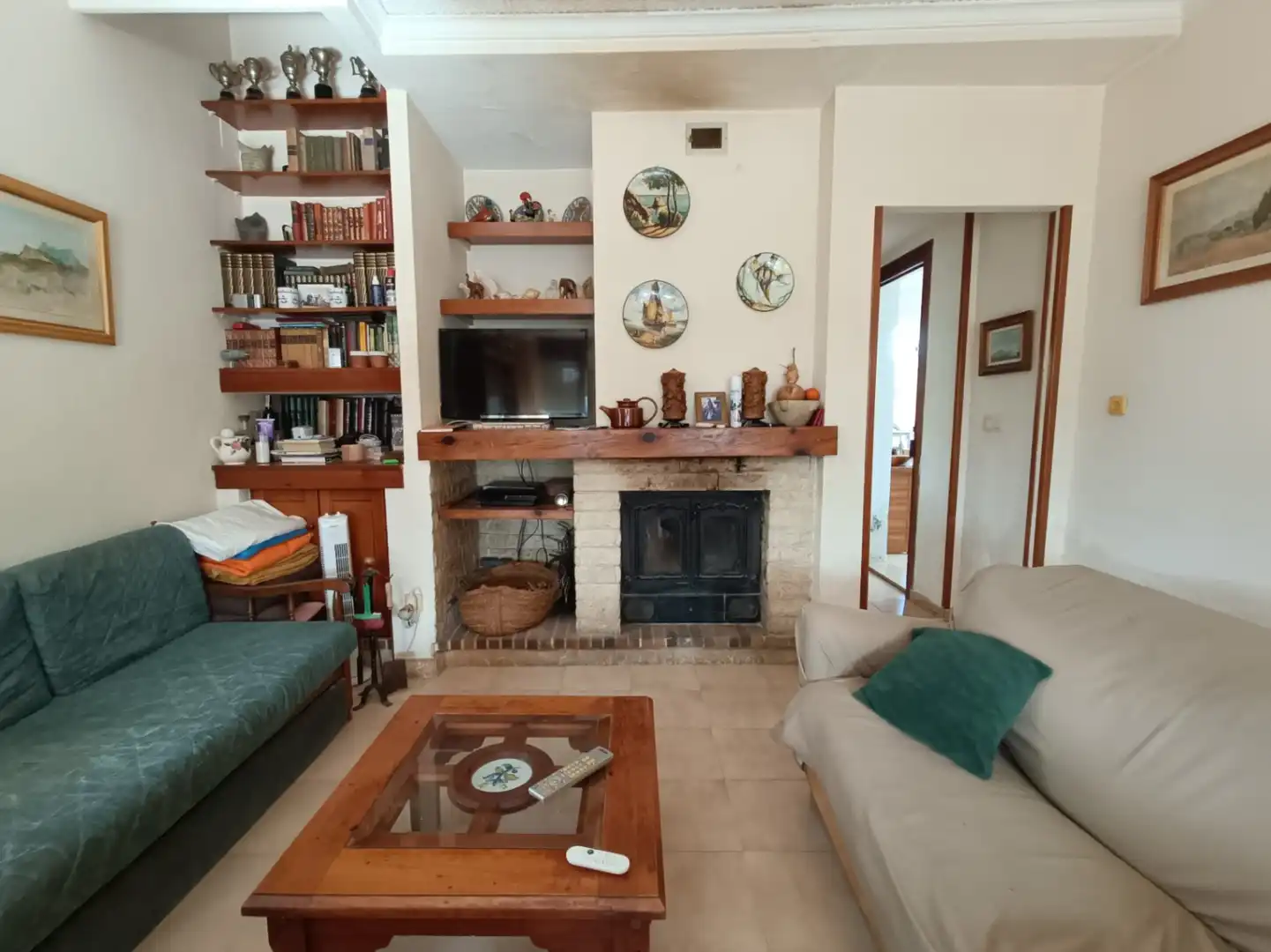 Sala d'estar de Casa o xalet en venda en Dénia amb Calefacció, Jardí privat i Terrassa