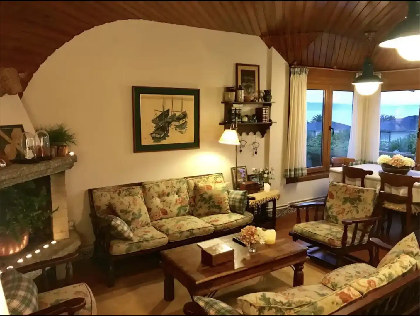 Living room of Houses for sale in Ares  with Private garden, Storage room and Swimming Pool