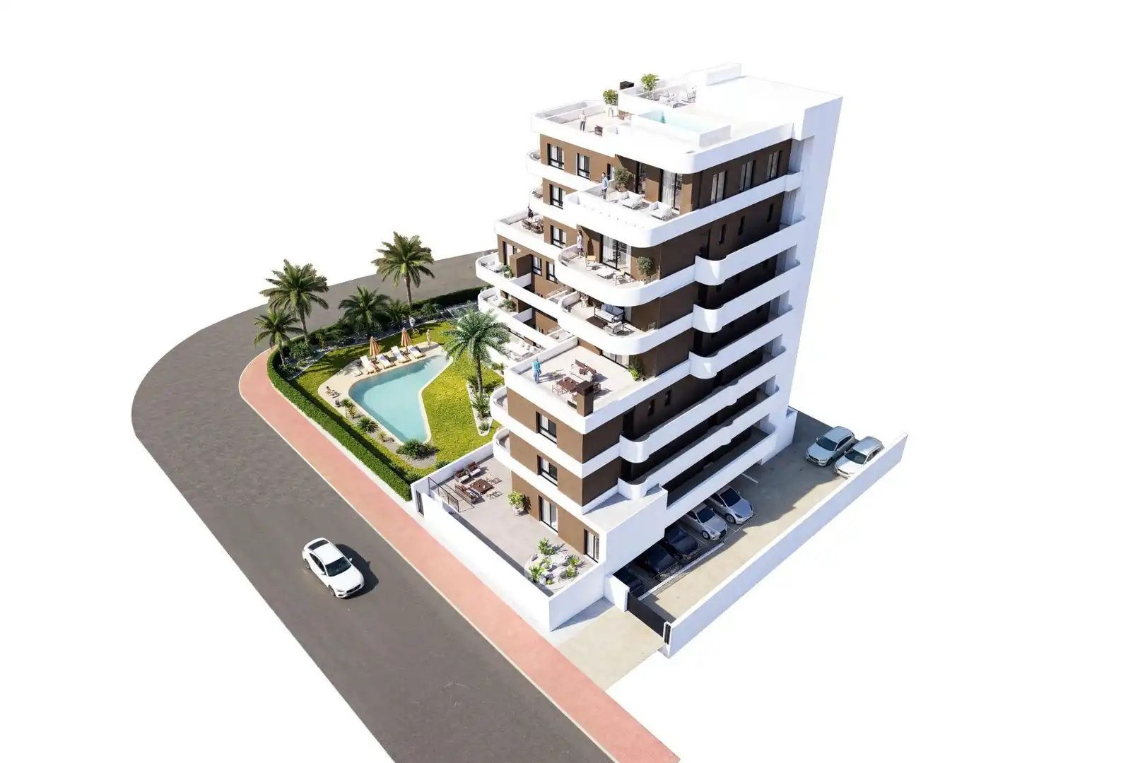 Penthouse mit Pool zum Verkauf in Puerto Deportivo, imagen 2