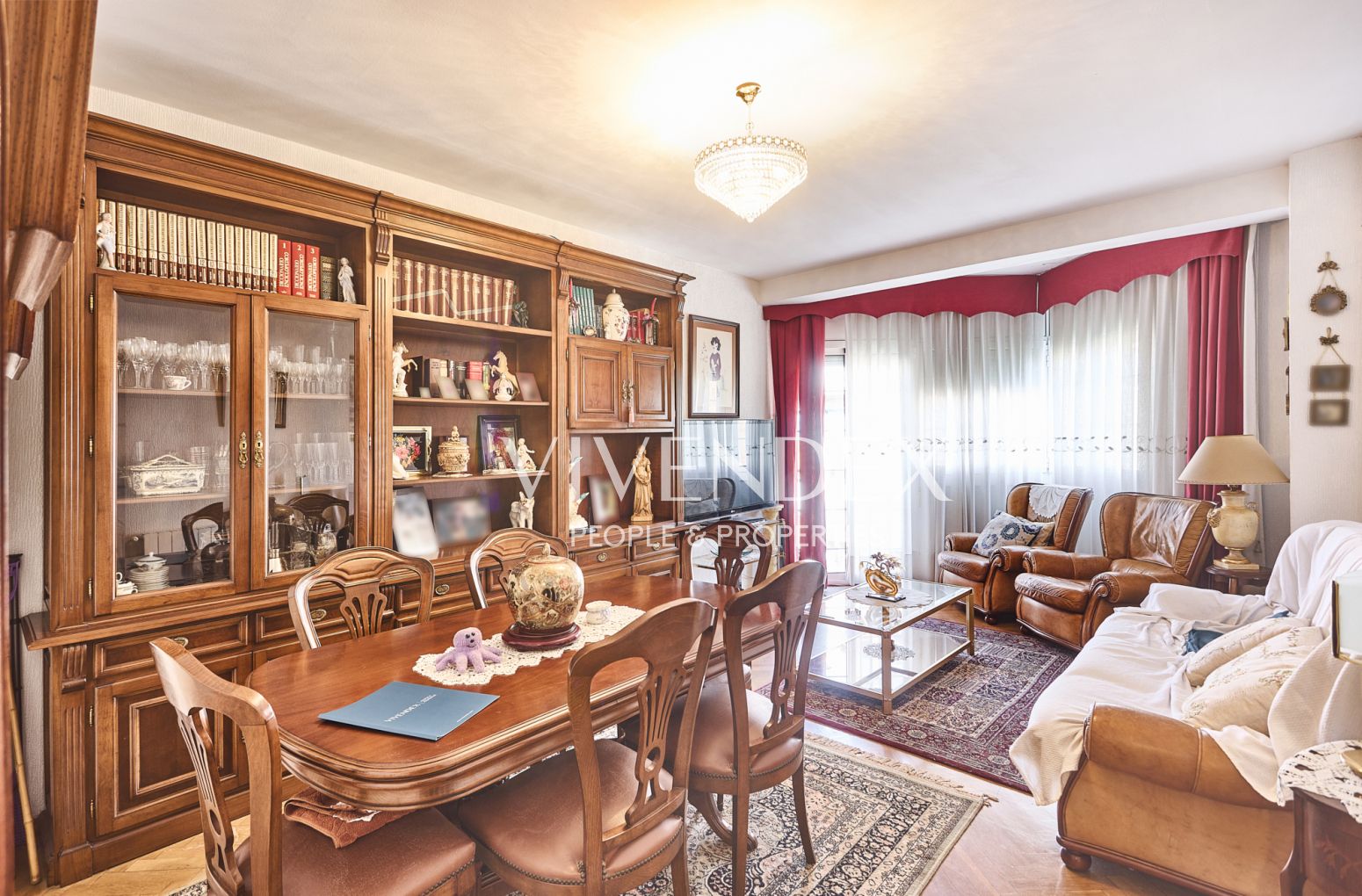 Wohnzimmer von Wohnung zum Verkauf in Esplugues de Llobregat mit Heizung und Balkon