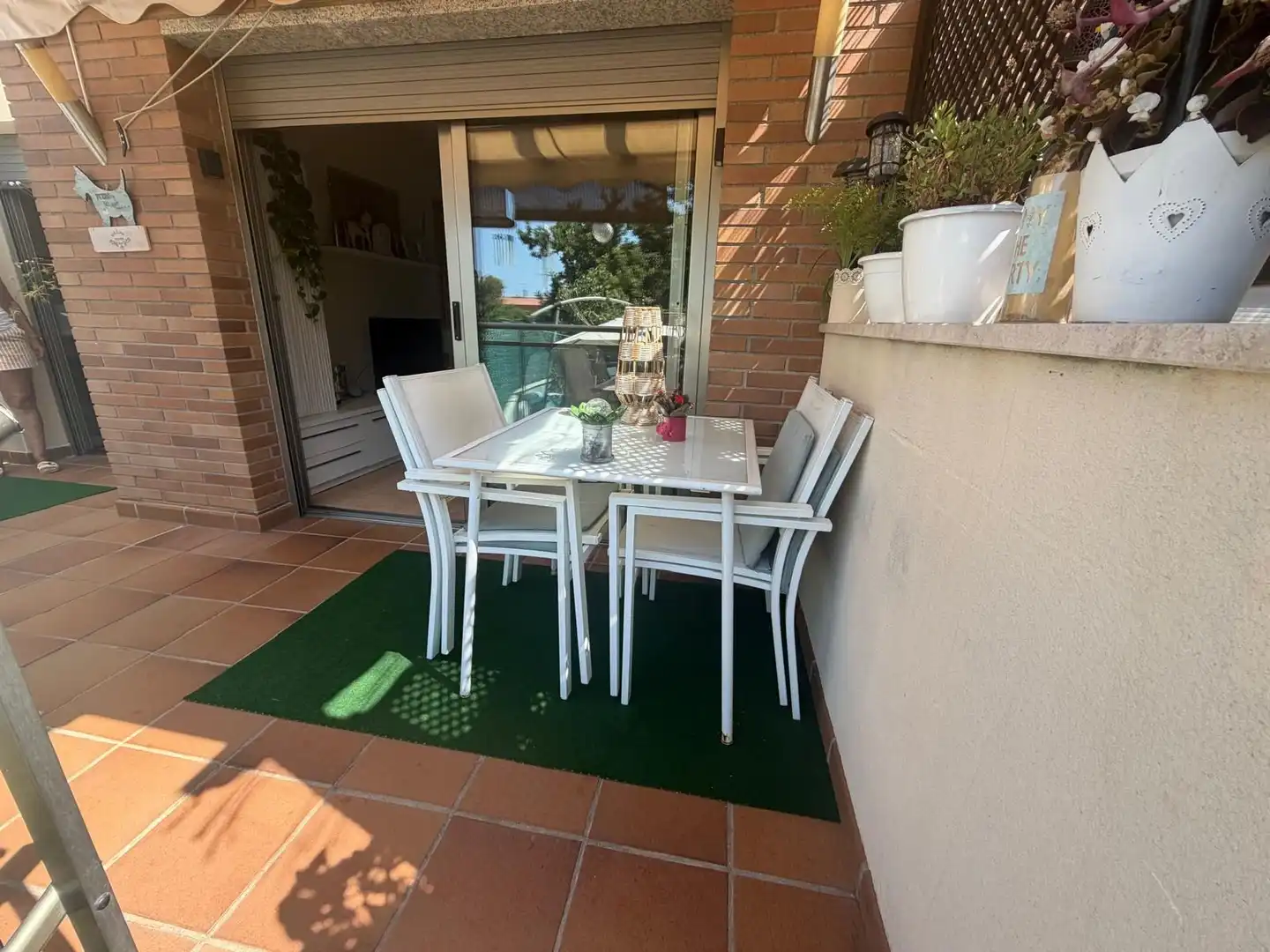 Terraza de Casa adosada en venta en El Vendrell con Aire acondicionado, Calefacción y Jardín privado