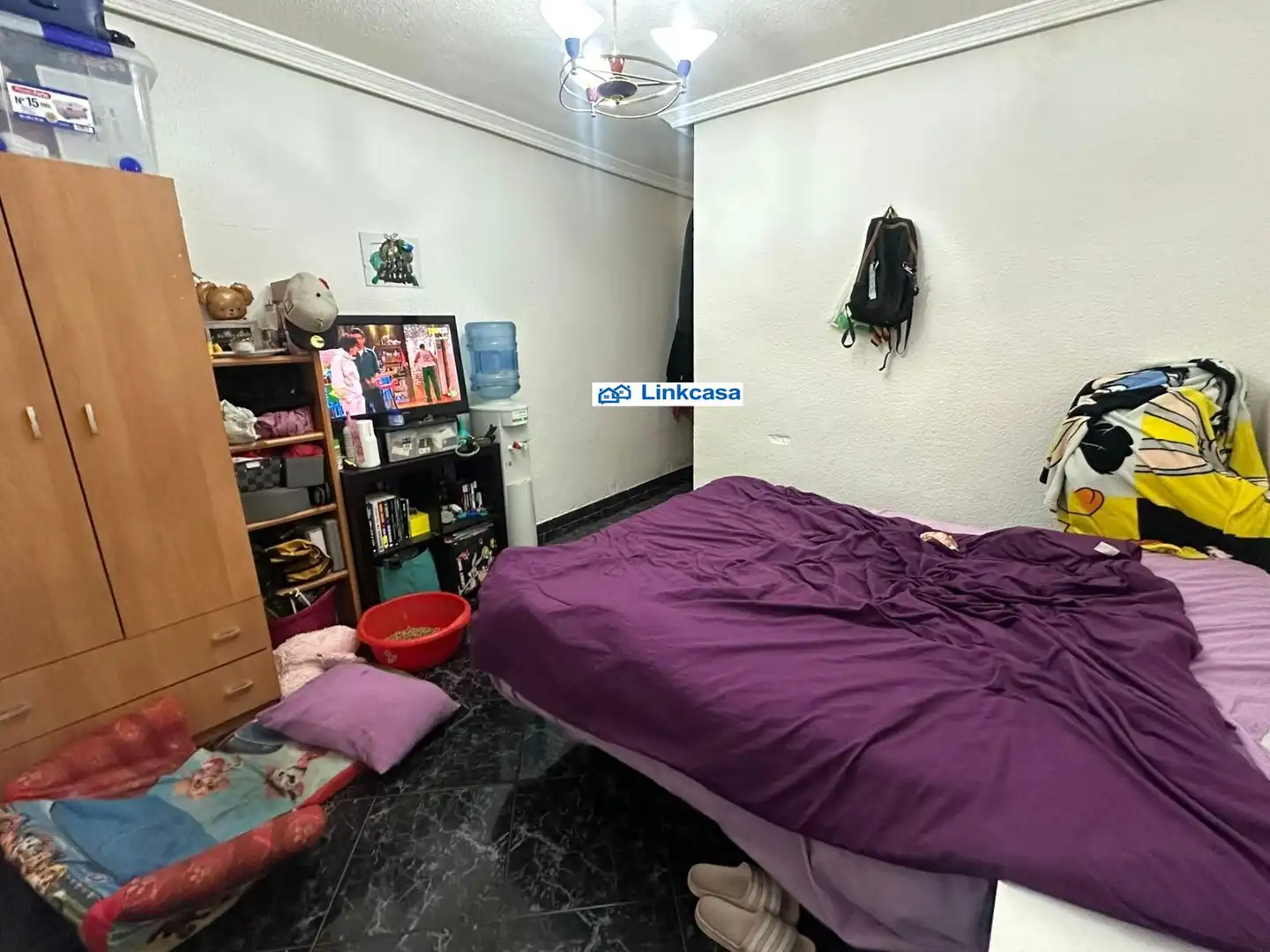 Bedroom of Flat for sale in Madrid  with Balcony