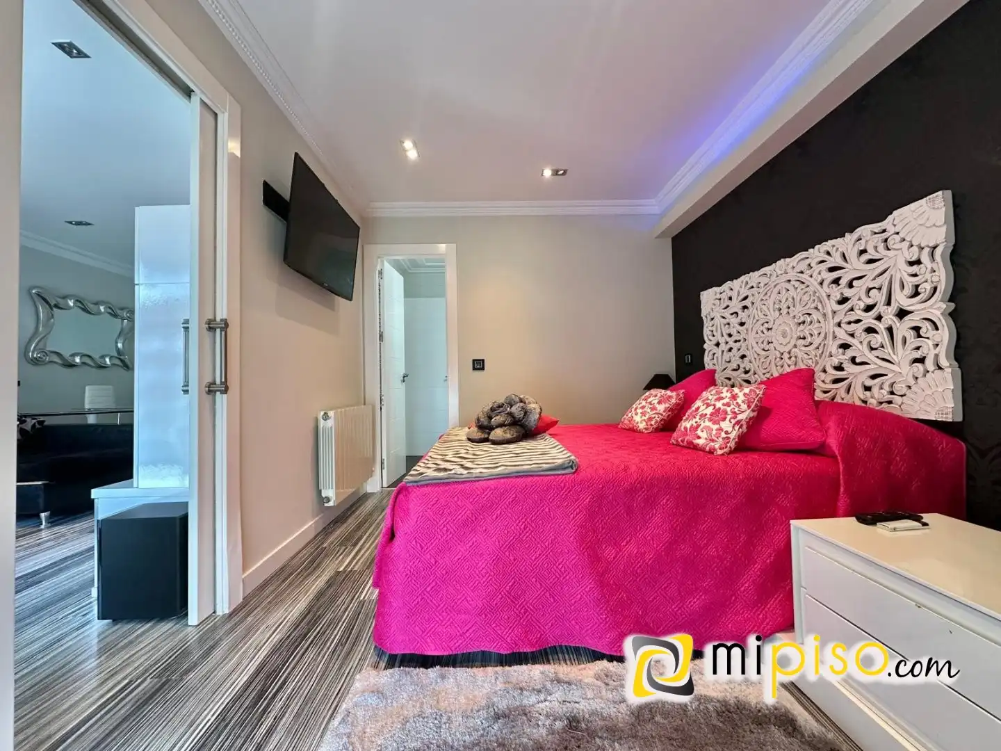 Schlafzimmer von Wohnung zur Miete in Laredo mit Terrasse und Möbliert