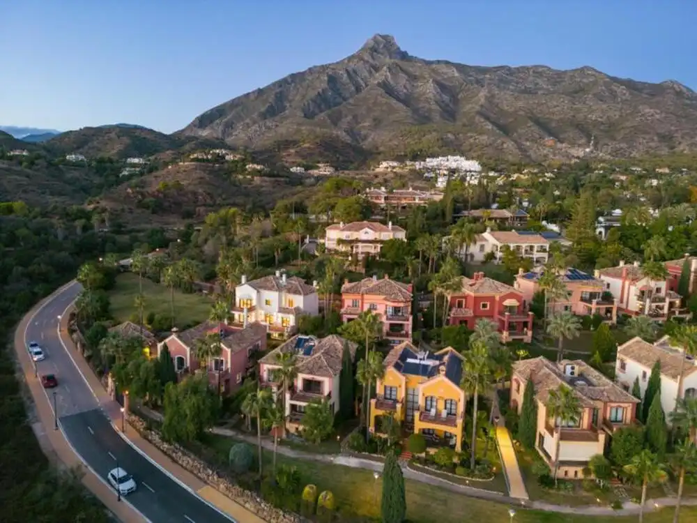 Exterior view of Houses for rent in Marbella  with Air Conditioner, Terrace and Furnished