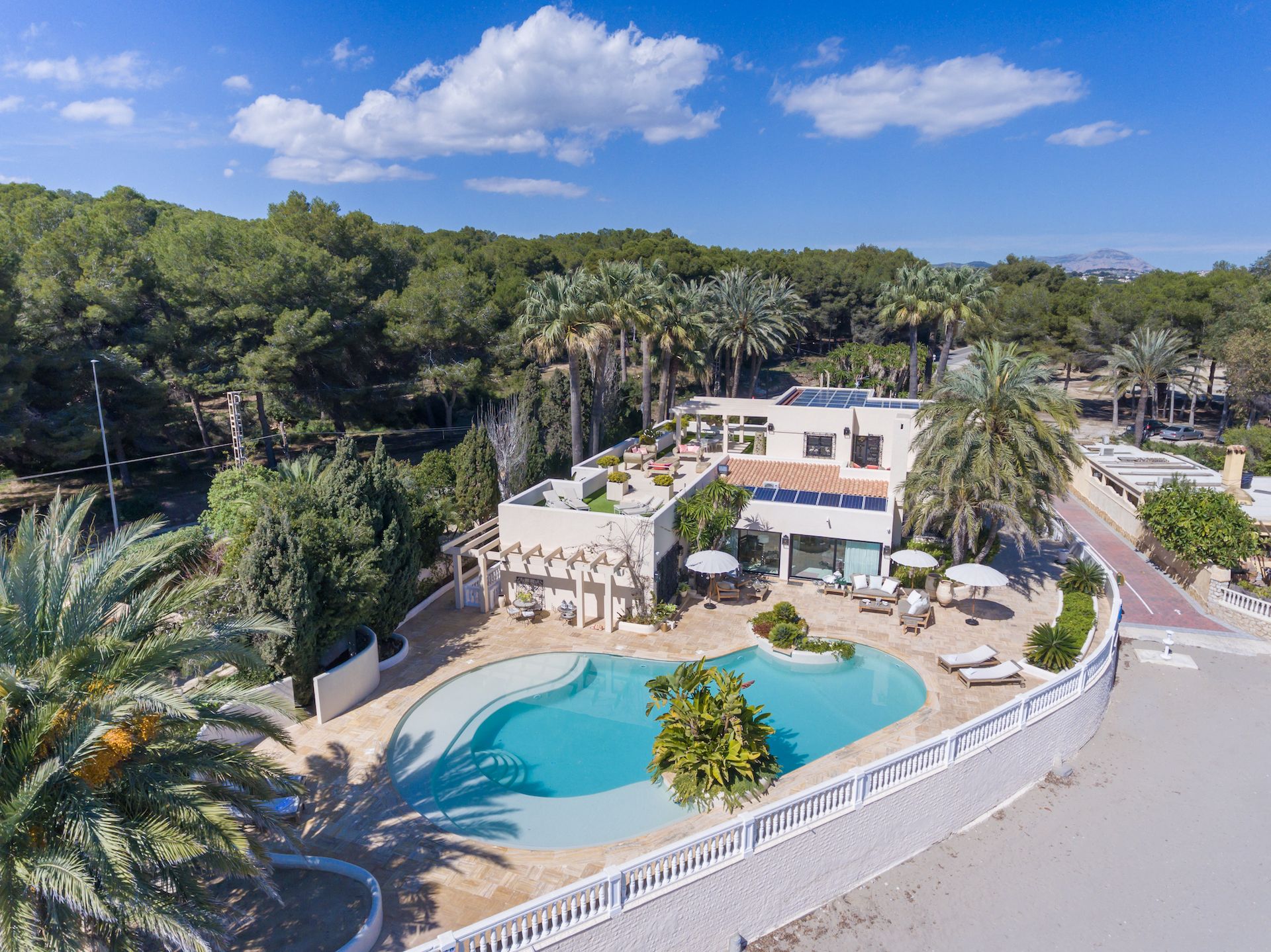 Garden of House or chalet for sale in Moraira  with Air Conditioner, Heating and Private garden