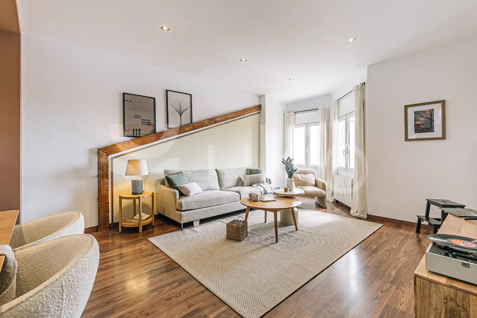 Sala de estar de Apartamento de alquiler en Gràcia