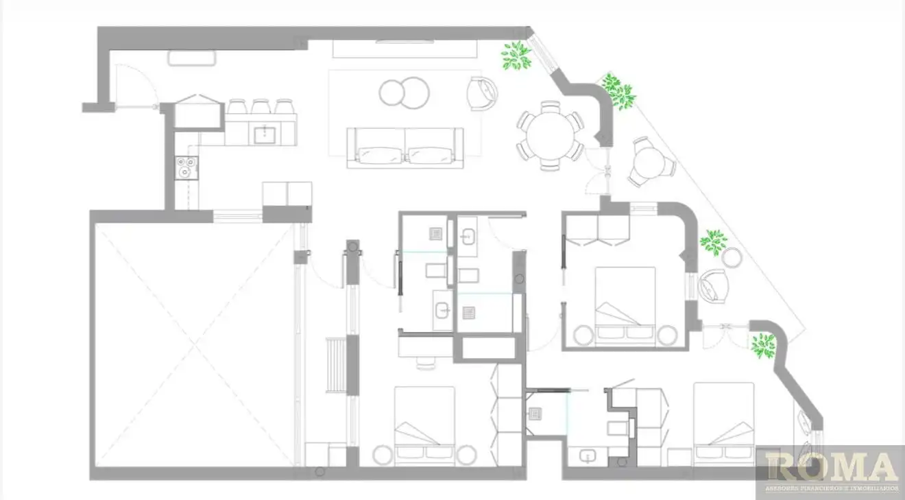 Wohnung zum Verkauf in Salamanca mit Heizung, Möbliert und Balkon