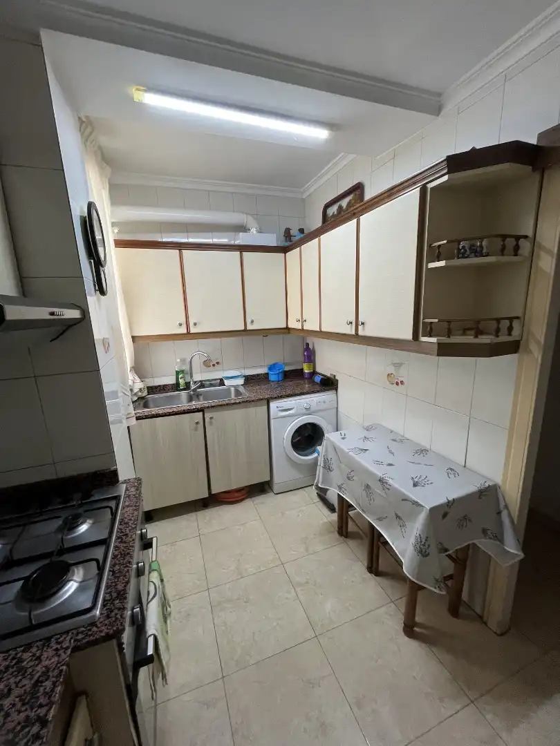 Kitchen of Flat for sale in Cieza  with Air Conditioner, Furnished and Balcony