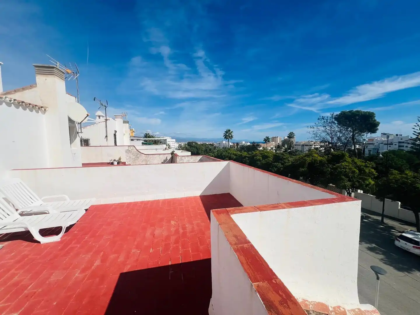 Terrace of Detached homes for sale in Torremolinos  with Air Conditioner and Private garden