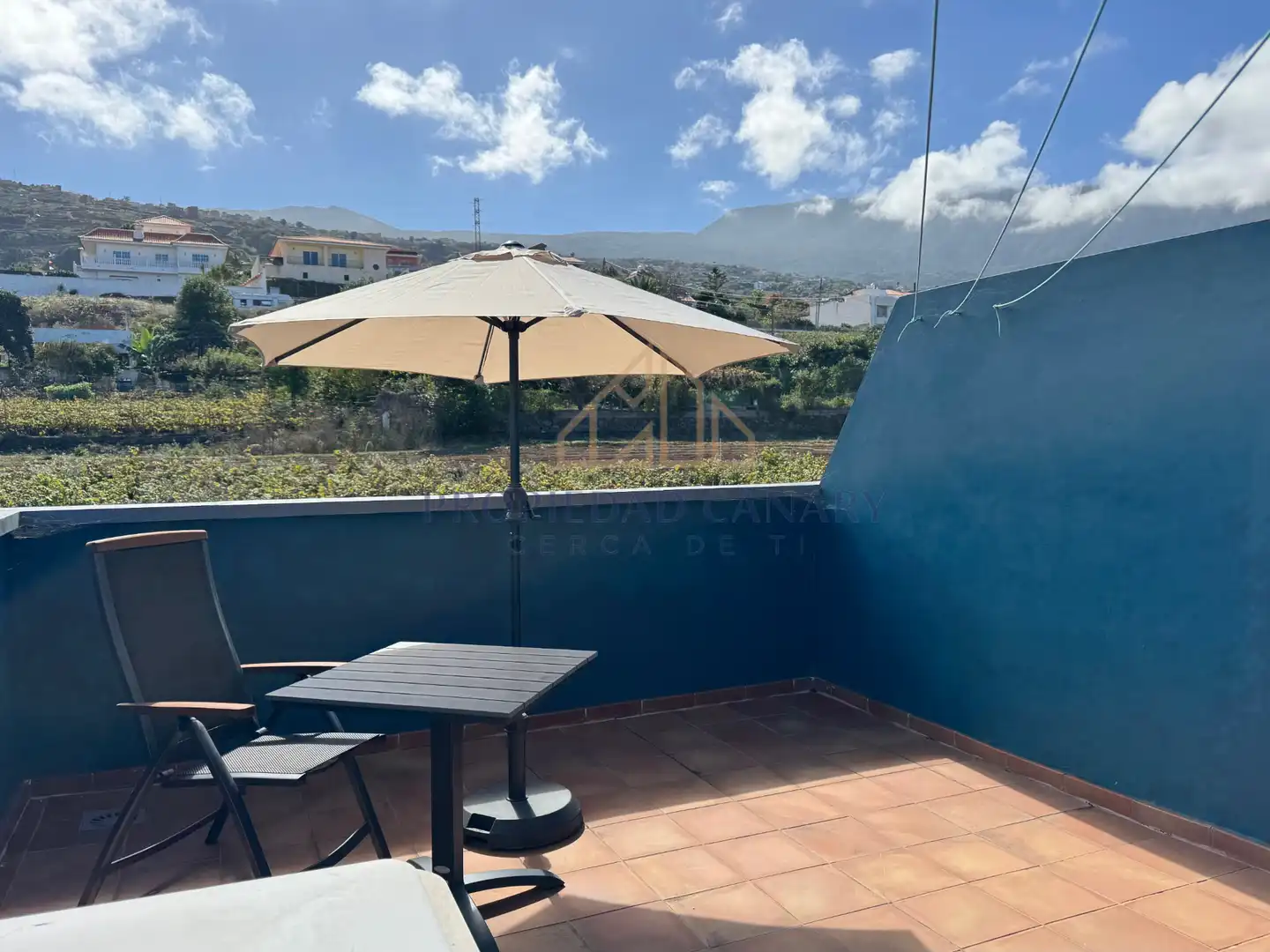 Terraza de Casa adosada de alquiler en La Orotava con Jardín privado, Terraza y Amueblado