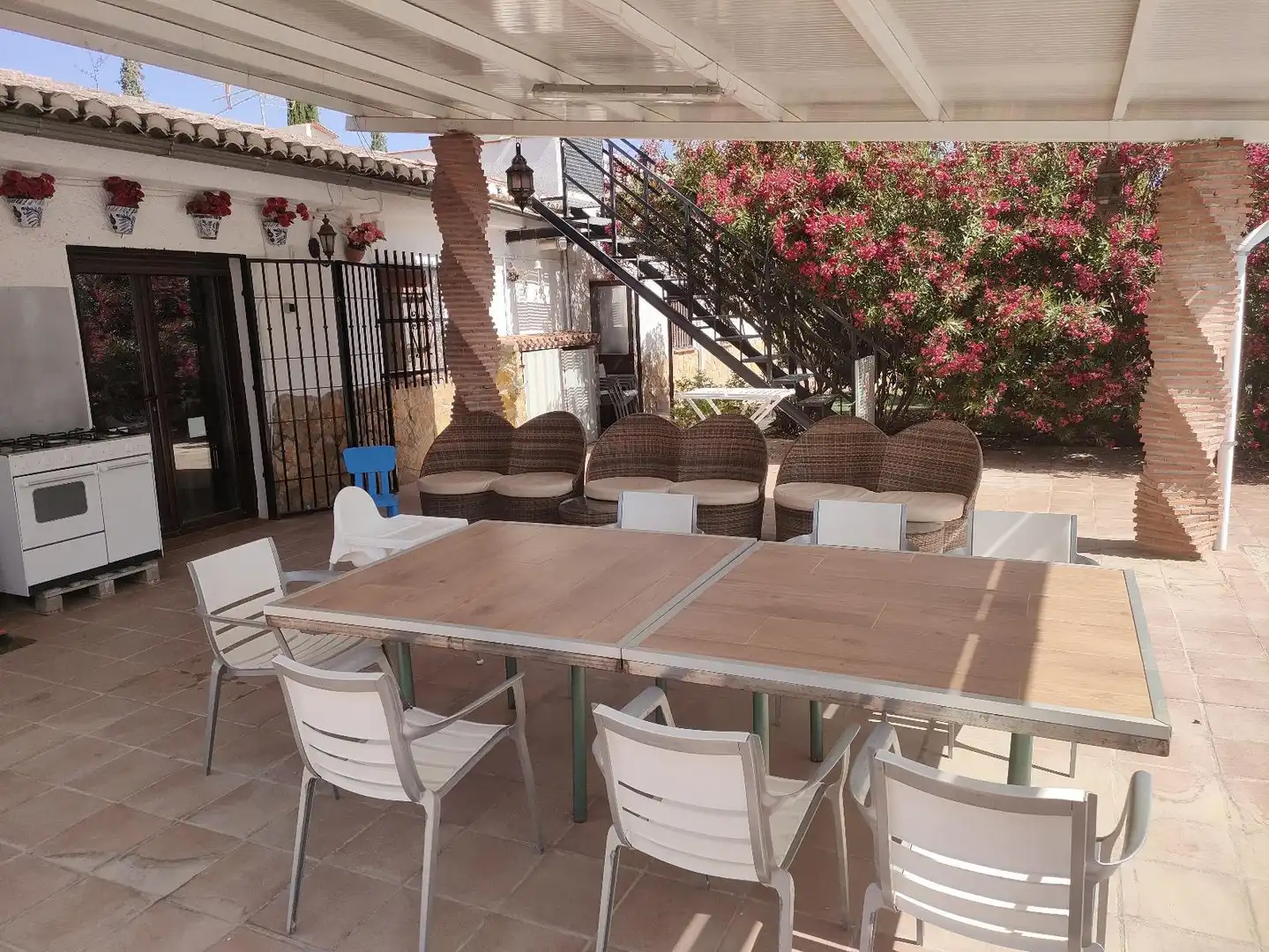Terrasse von Country house zum Verkauf in Atarfe mit Klimaanlage, Heizung und Privatgarten