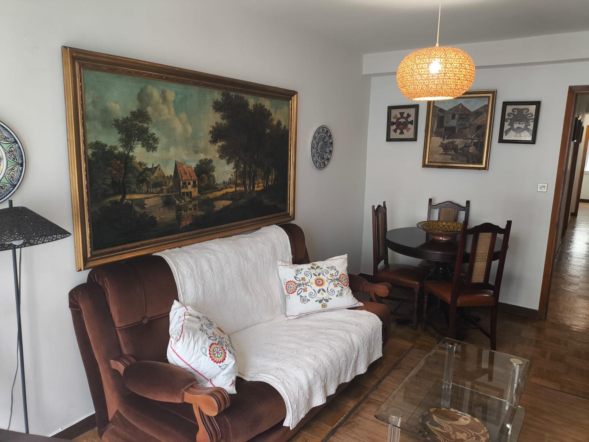 Sala d'estar de Pis en venda en A Coruña Capital  amb Terrassa