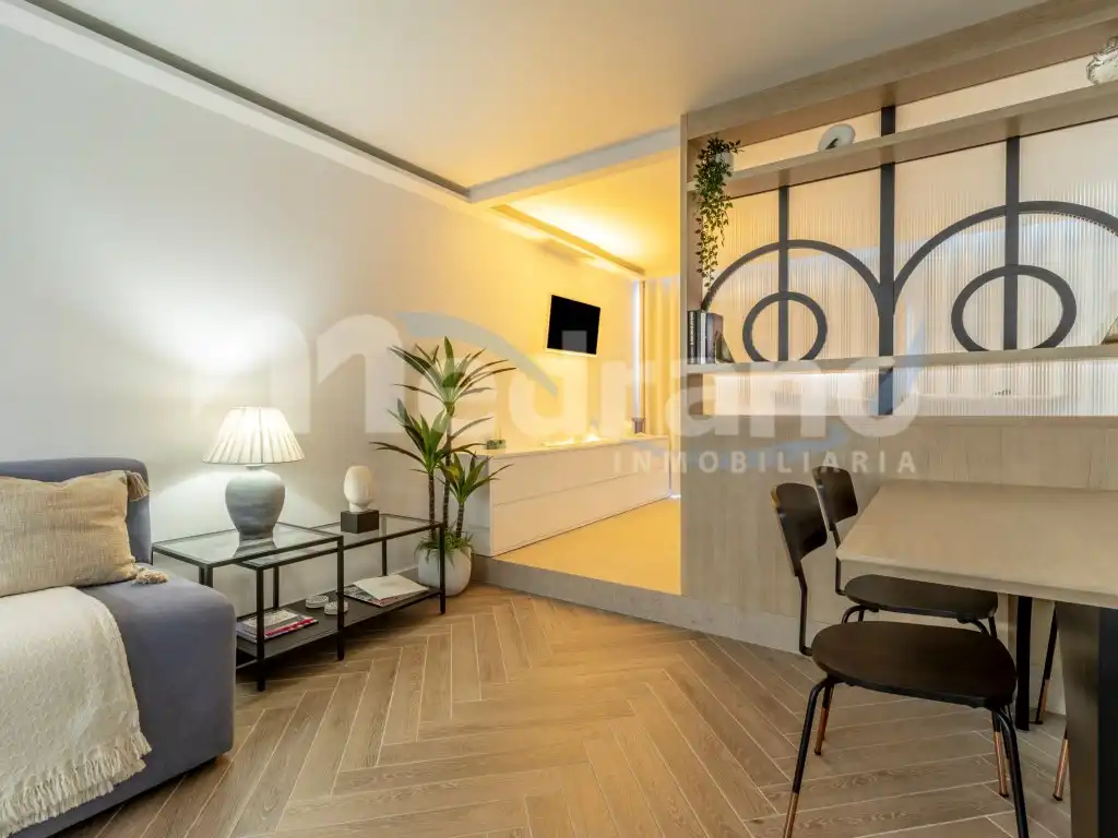 Wohnzimmer von Wohnungen zum Verkauf in Benidorm mit Klimaanlage, Privatgarten und Schwimmbad