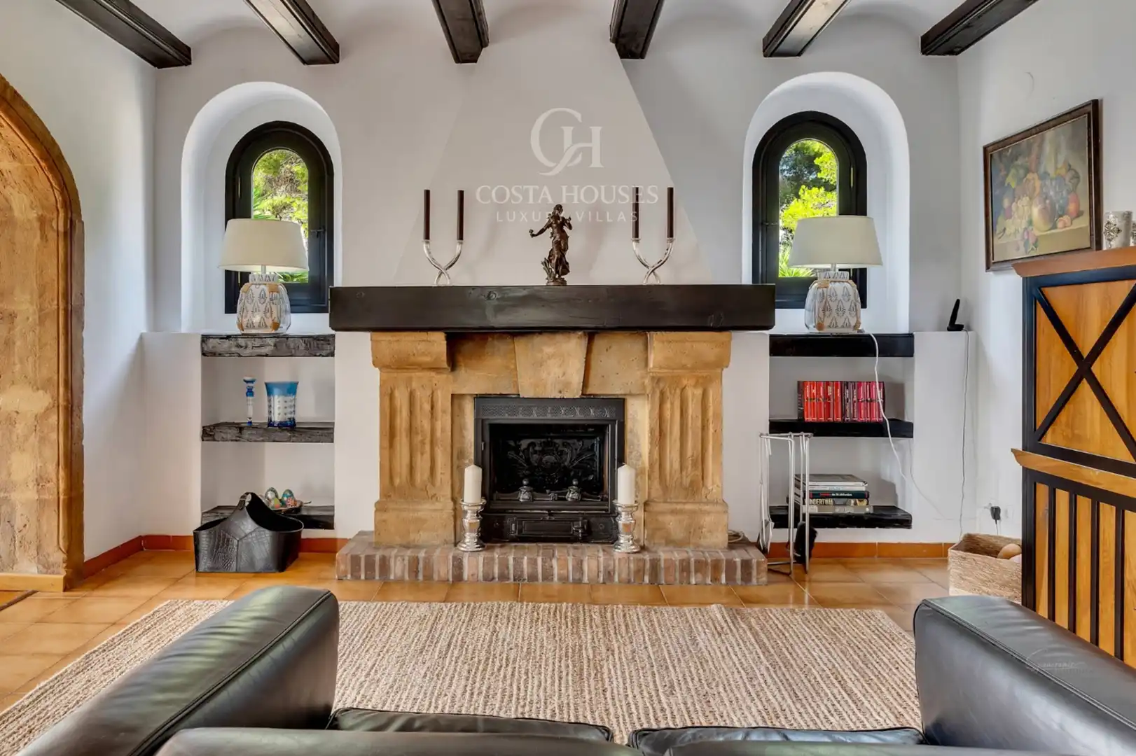 Living room of Houses for sale in Jávea / Xàbia  with Air Conditioner, Heating and Private garden