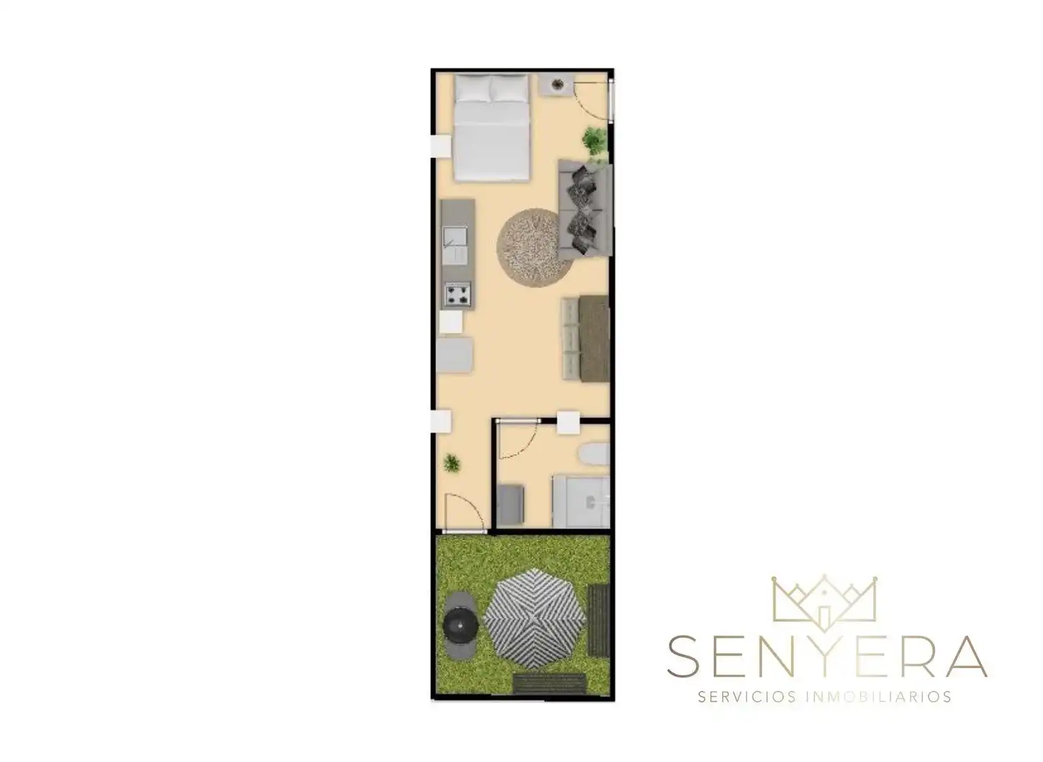 Flat for sale in Valencia  with Air Conditioner and Terrace
