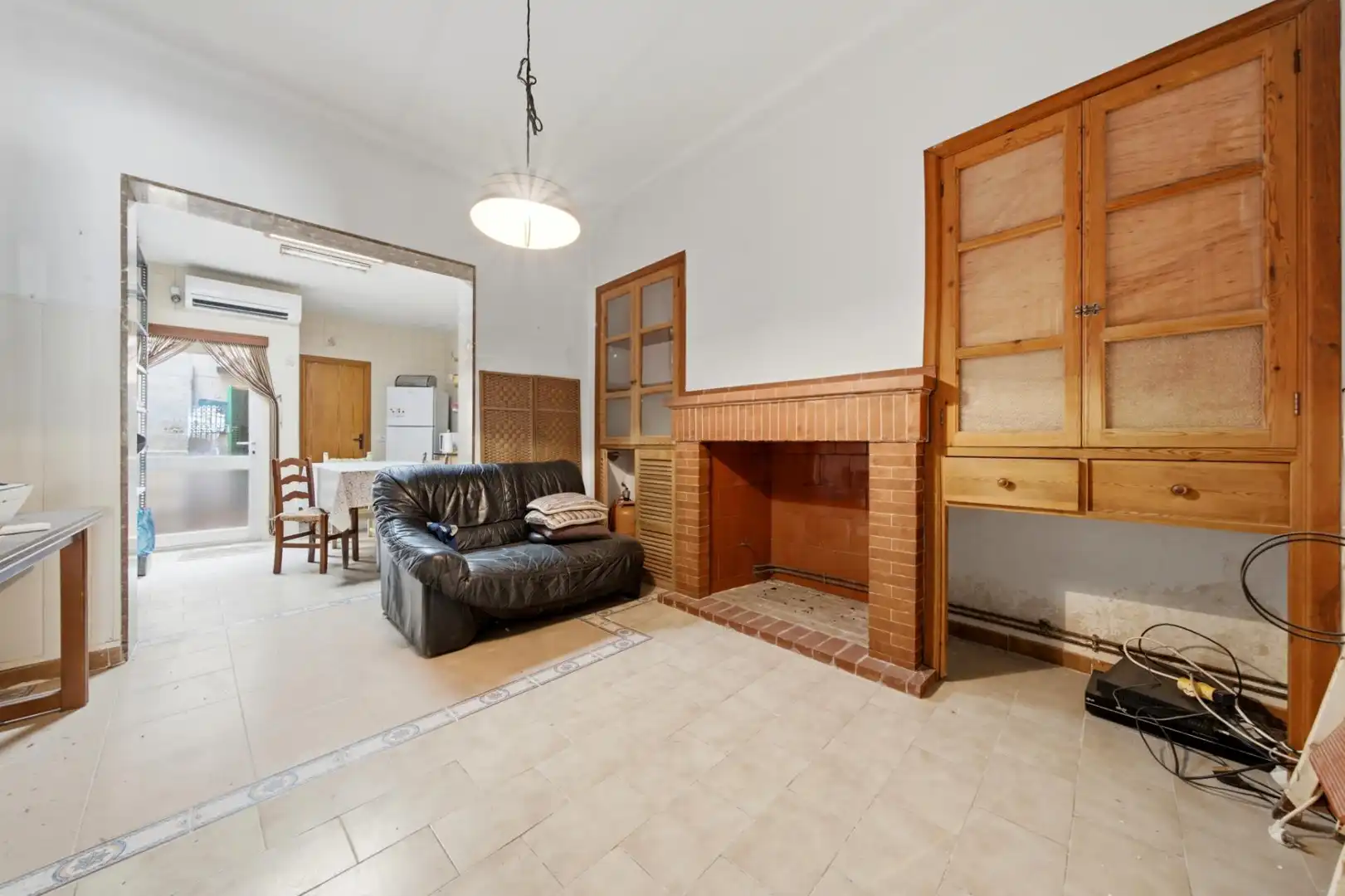Sala d'estar de Finca rústica en venda en Campos amb Aire condicionat i Terrassa