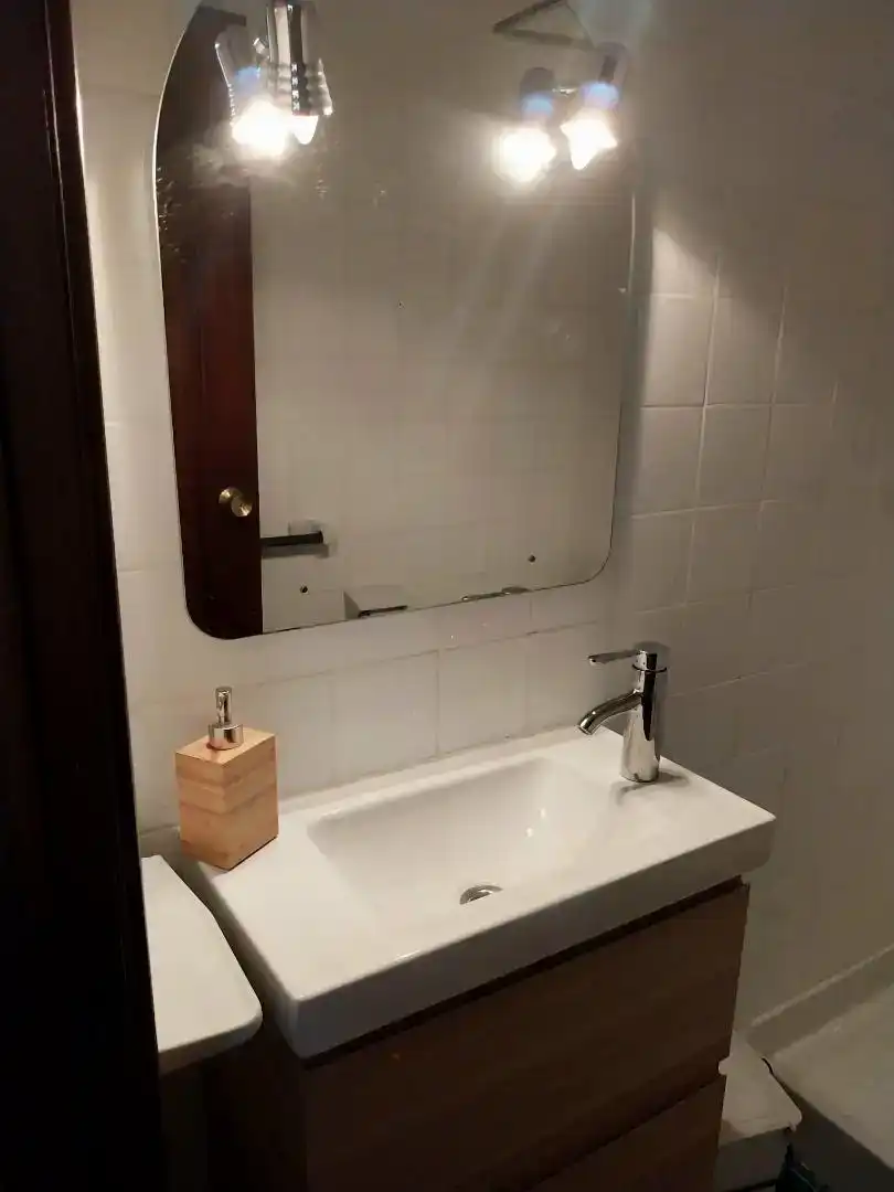 Bathroom of Flat for rent in Murcia  with Air Conditioner, Private garden and Parquet flooring