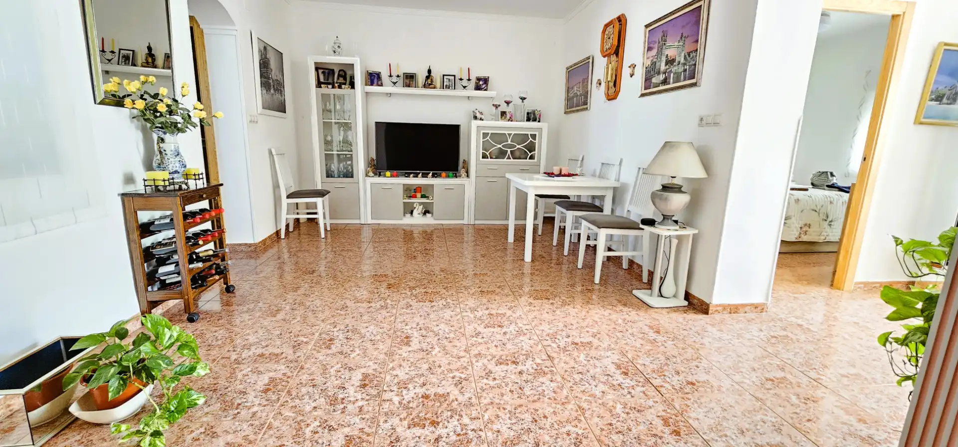Sala d'estar de Casa o xalet en venda en Alhama de Murcia amb Aire condicionat, Terrassa i Traster