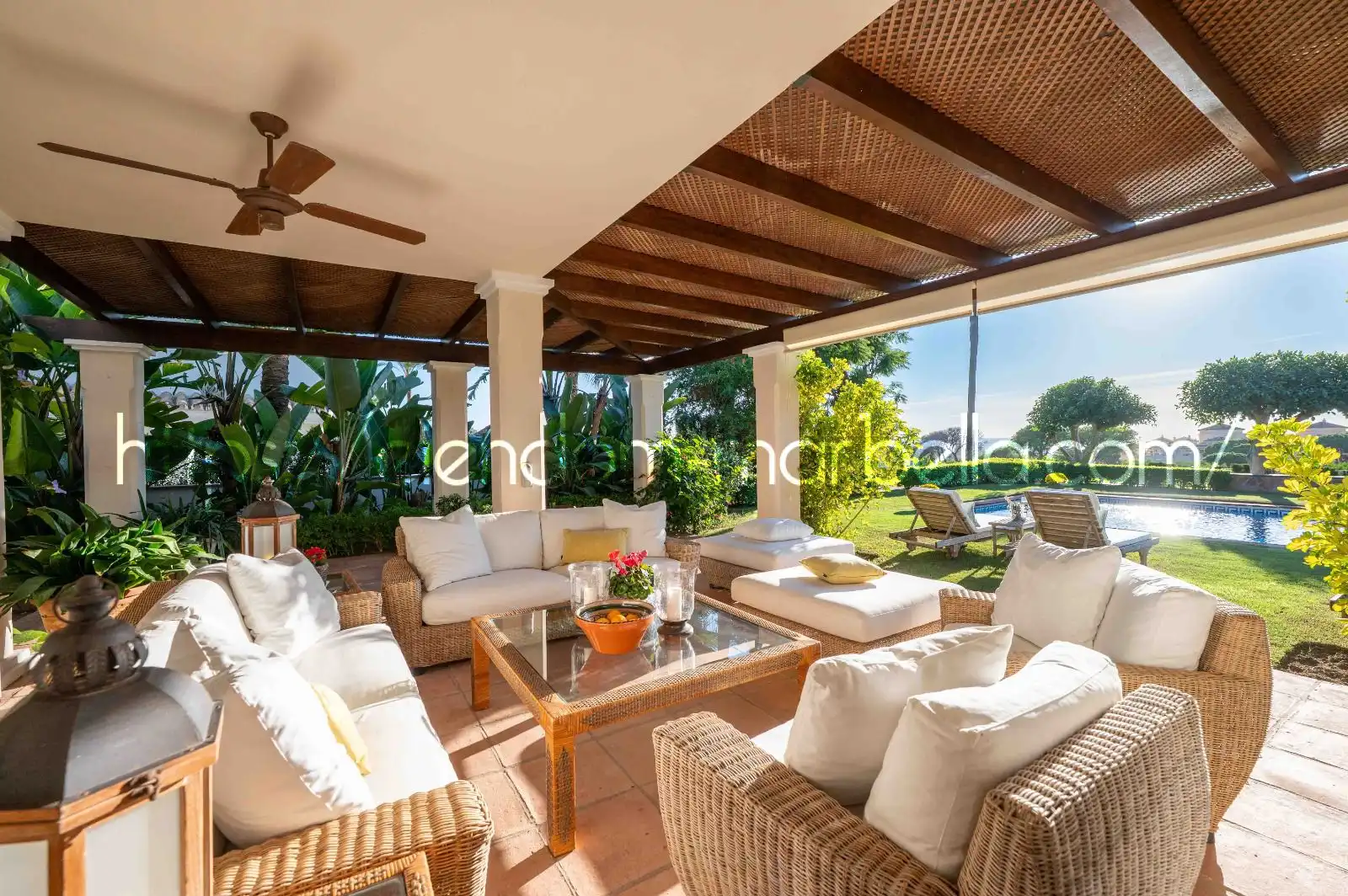 Garten von Haus oder Chalet zum Verkauf in Marbella mit Klimaanlage, Heizung und Privatgarten