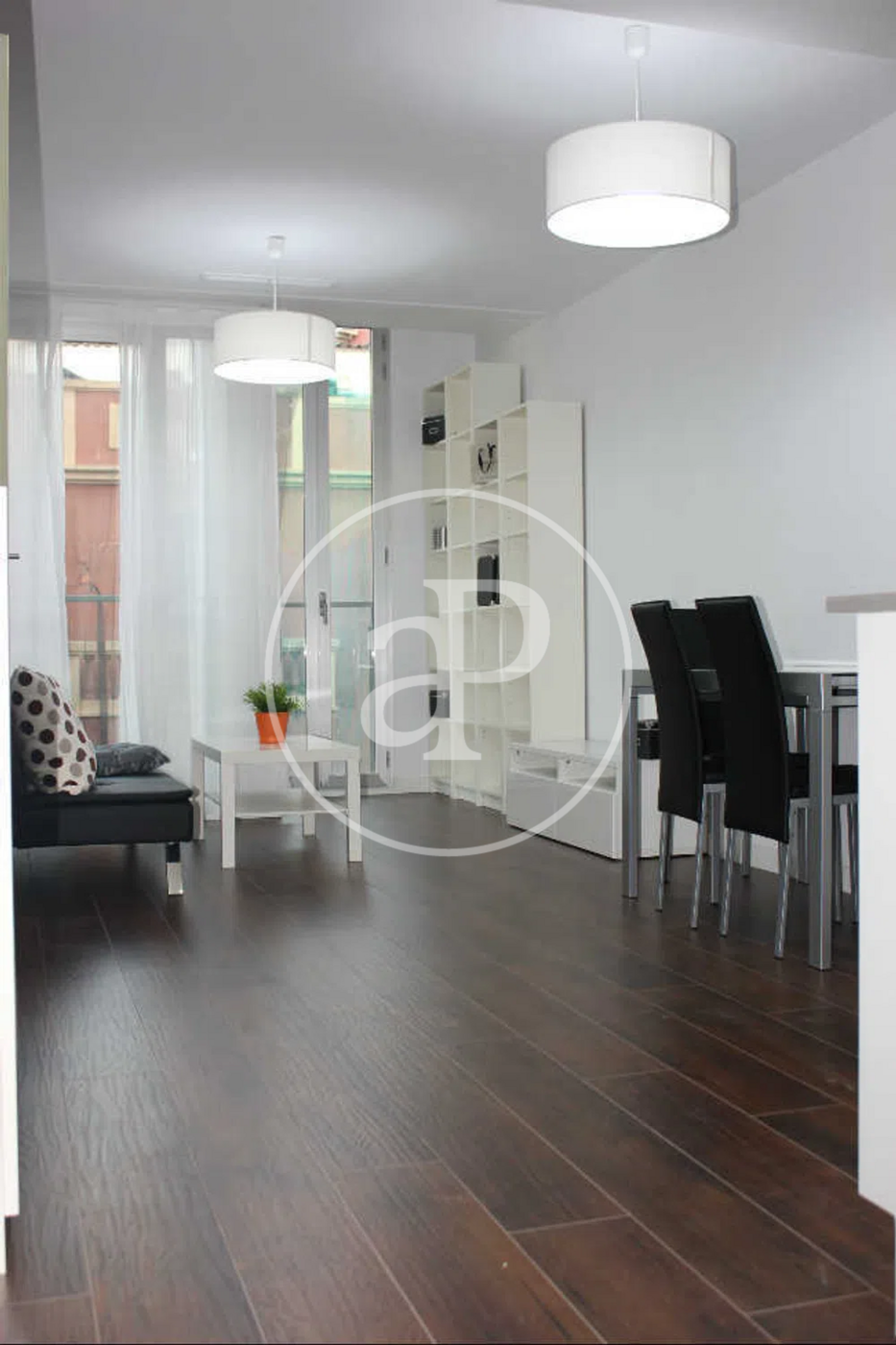 Living room of Flat for rent in  Valencia Capital  with Air Conditioner, Heating and Furnished