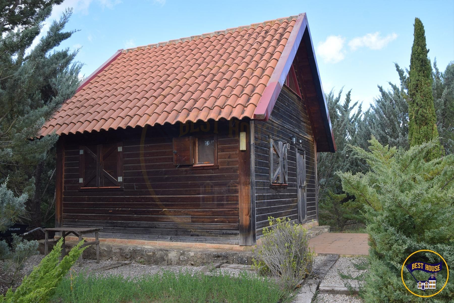 Exterior view of Country house for sale in Cañada del Hoyo  with Air Conditioner, Heating and Private garden