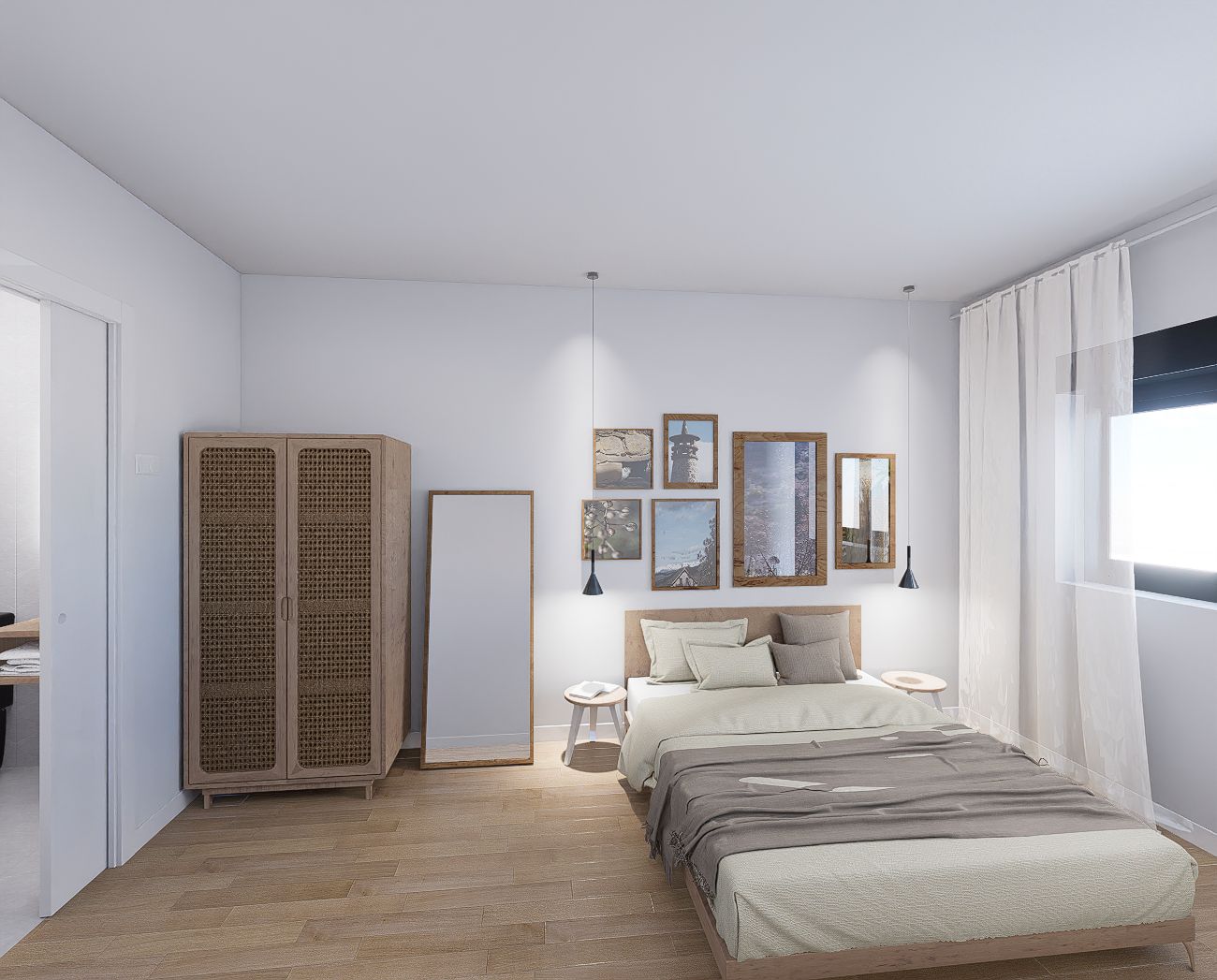 Bedroom of Flat for sale in Canfranc  with Heating, Parquet flooring and Oven