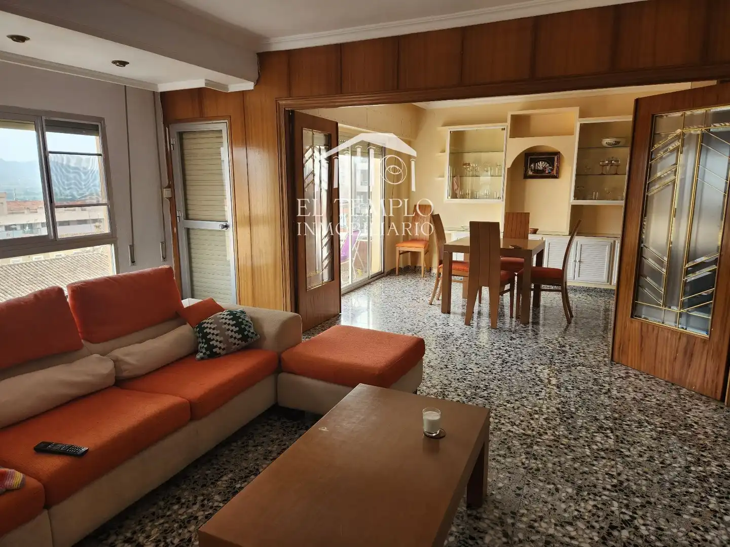 Sala de estar de Piso en venta en Onil con Terraza