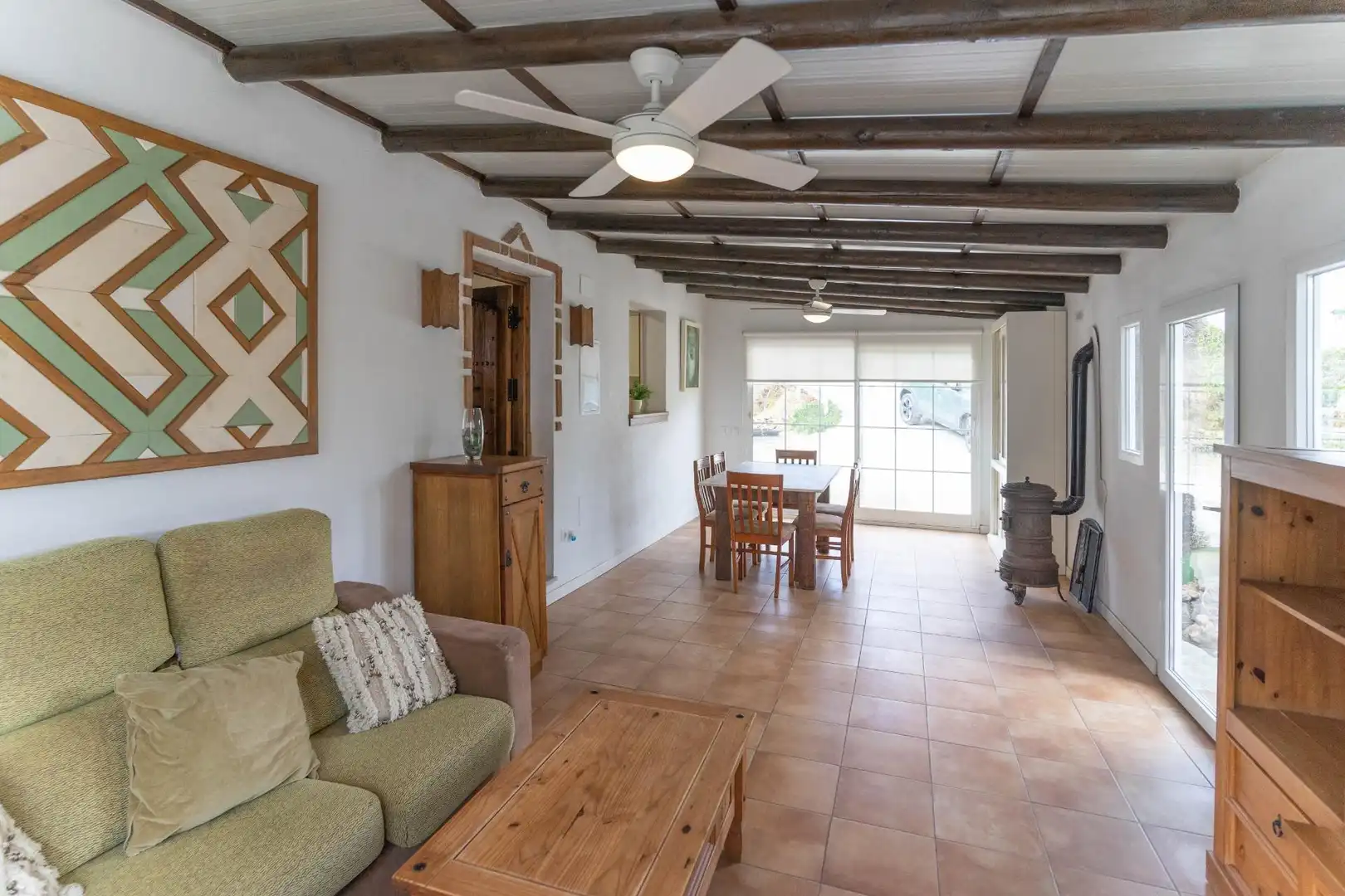 Sala de estar de Casa o chalet de alquiler en Coín con Jardín privado, Terraza y Trastero