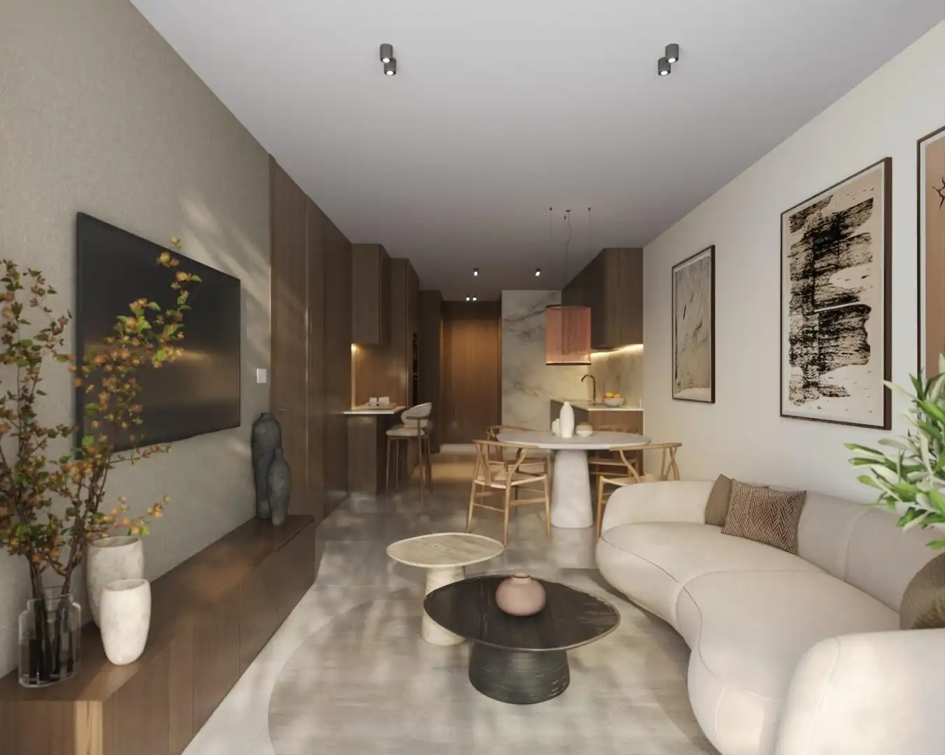 Living room of Apartments for sale in Guardamar del Segura  with Air Conditioner, Terrace and Community pool
