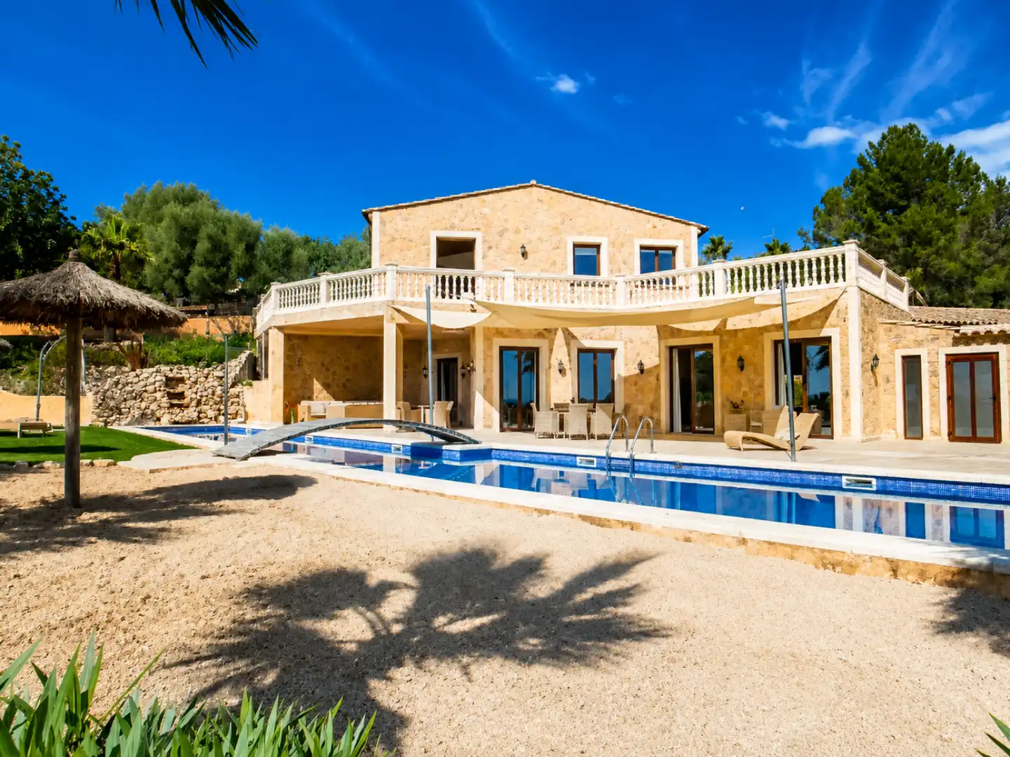 Swimming pool of Houses for rent in Alaró  with Air Conditioner, Heating and Storage room