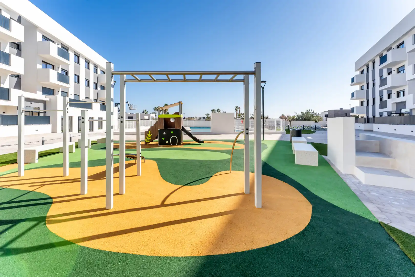 Terraza de Piso de alquiler en Sant Joan d'Alacant con Aire acondicionado, Trastero y Horno