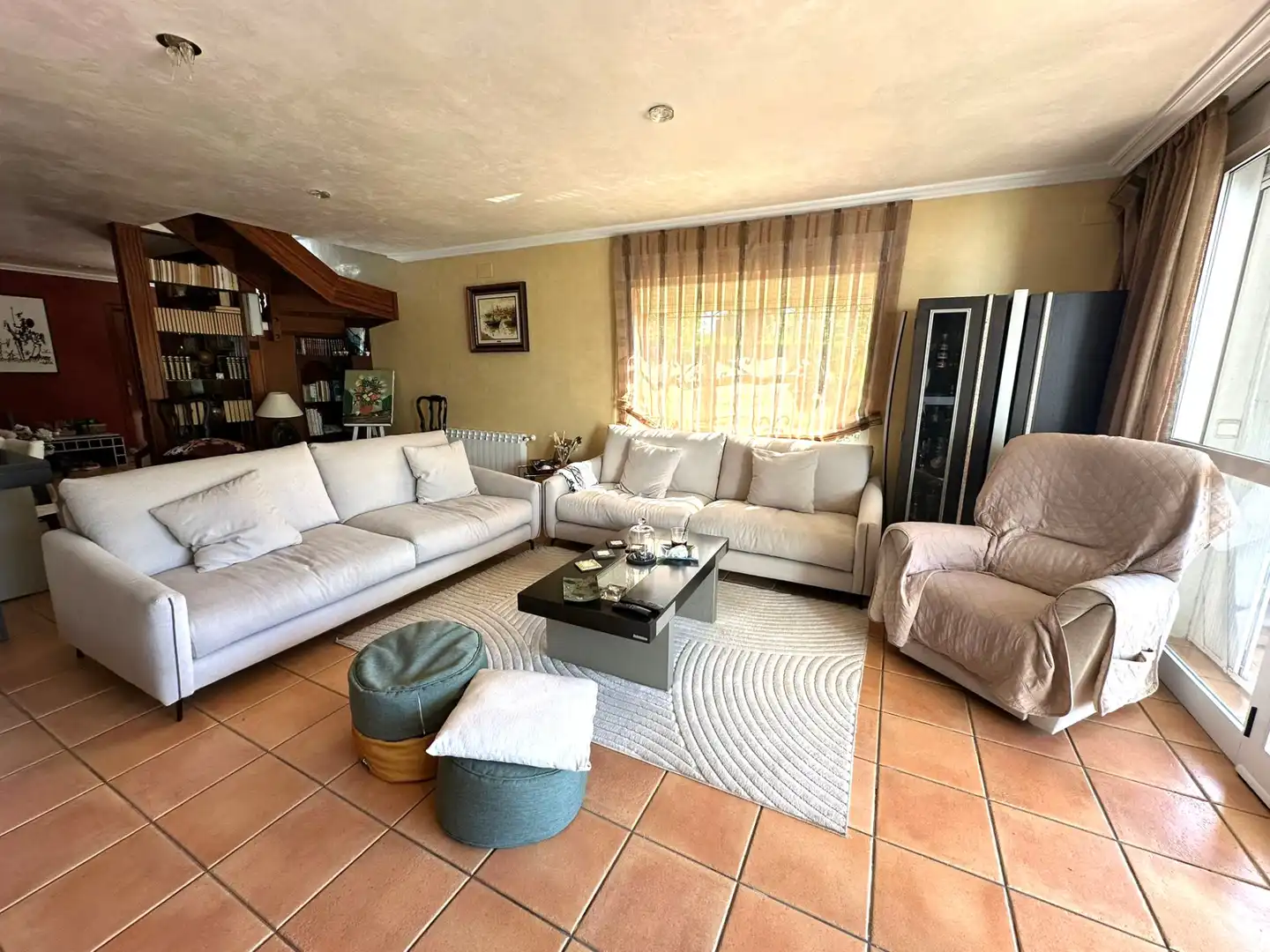 Sala de estar de Casa o chalet en venta en Peñíscola / Peníscola con Jardín privado, Amueblado y Horno