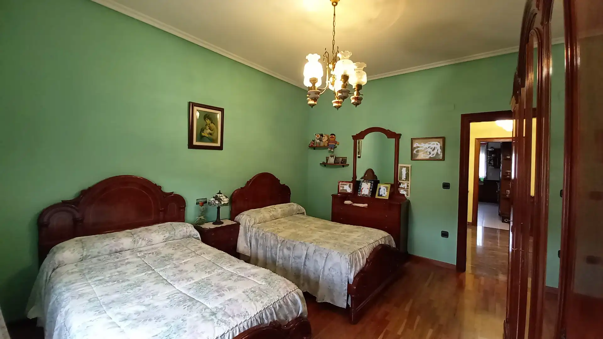 Bedroom of Houses for sale in Castrillón  with Heating, Private garden and Parquet flooring
