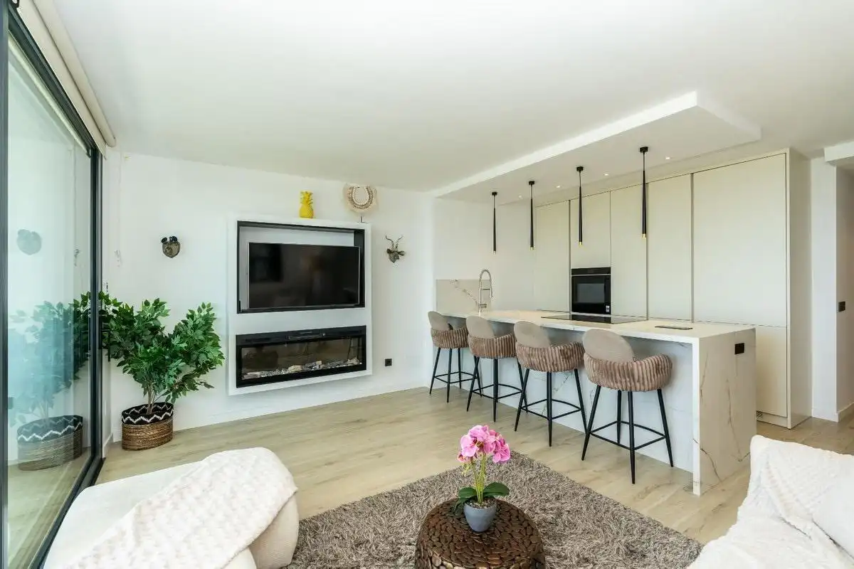Living room of Flat for sale in Mijas  with Terrace
