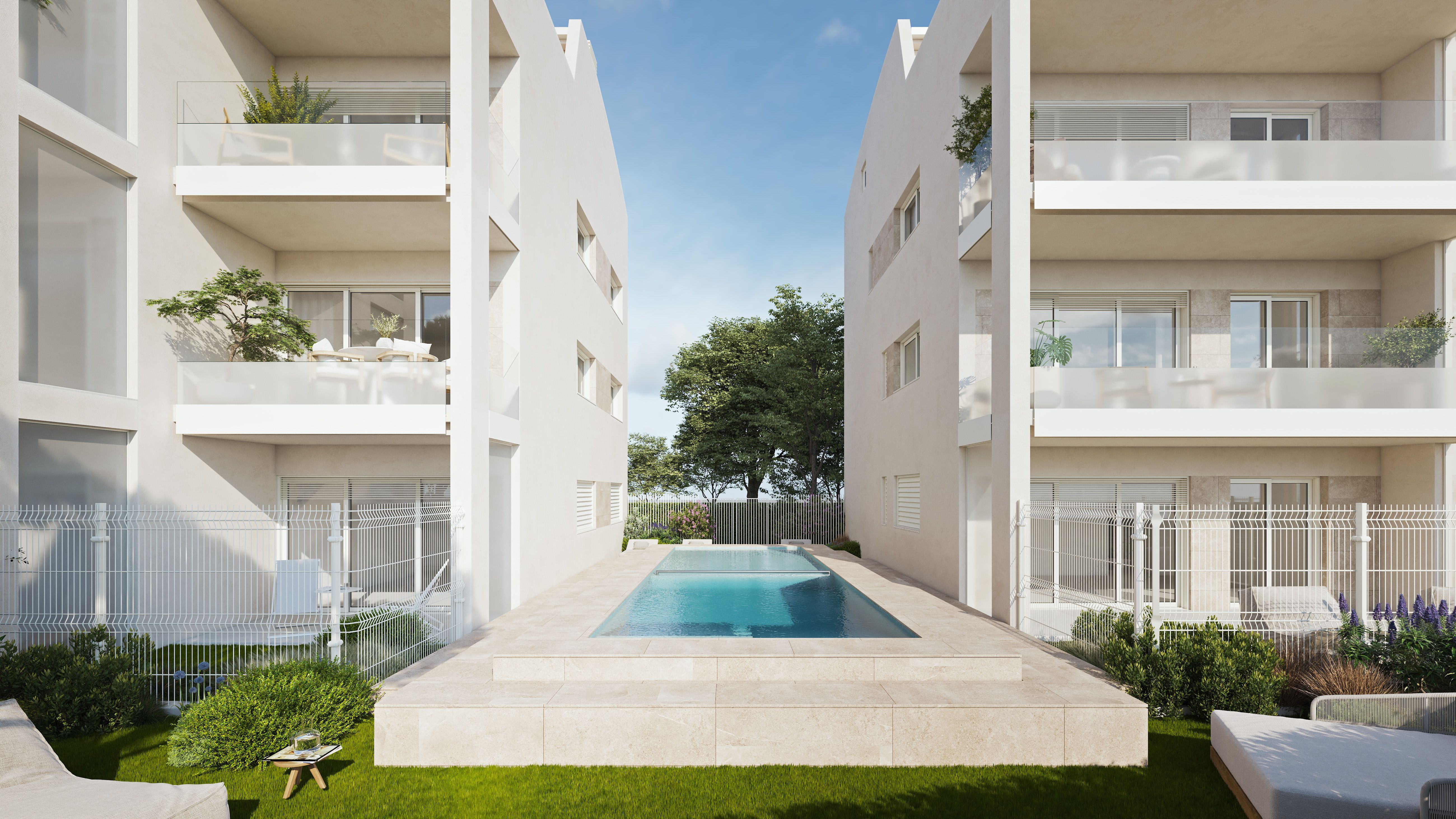 Swimming pool of Flat for sale in Calonge i Sant Antoni  with Air Conditioner, Private garden and Terrace