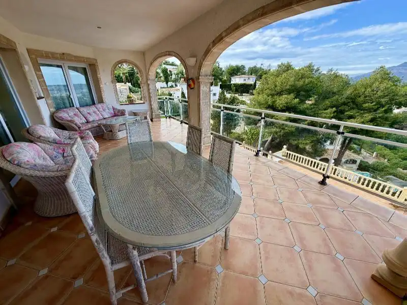 Terraza de Casa o chalet de alquiler en Jávea / Xàbia con Aire acondicionado, Calefacción y Jardín privado