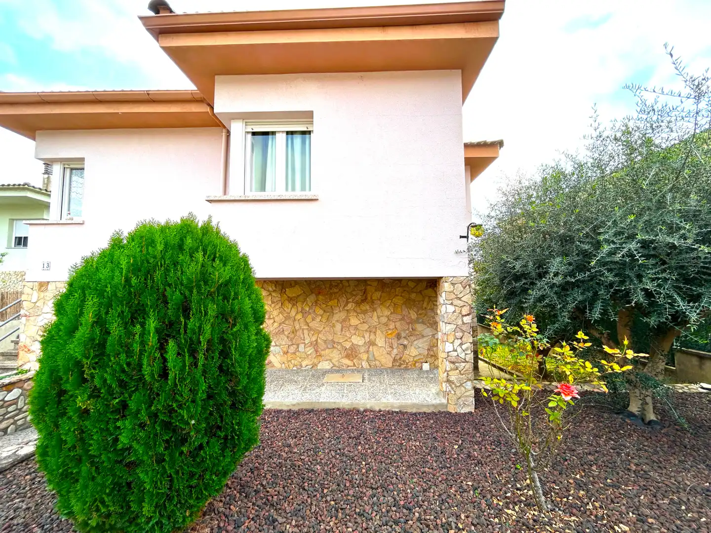 Garden of Houses for sale in Sant Julià del Llor i Bonmatí  with Air Conditioner, Heating and Private garden