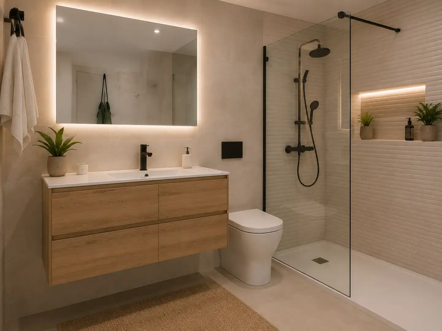 Baño de Casa adosada en venta en Águilas con Aire acondicionado, Terraza y Piscina