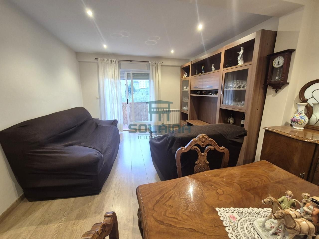 Living room of Apartment to rent in Ourense Capital   with Heating, Furnished and Balcony