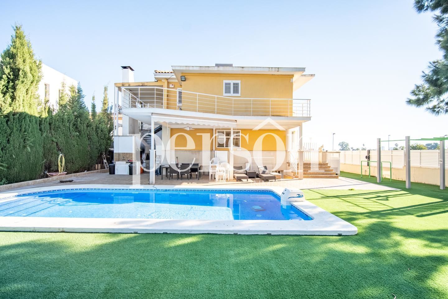 Swimming pool of House or chalet to rent in El Puig de Santa Maria  with Air Conditioner, Private garden and Terrace