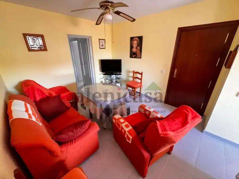 Sala de estar de Piso en venta en Punta Umbría con Terraza y Amueblado