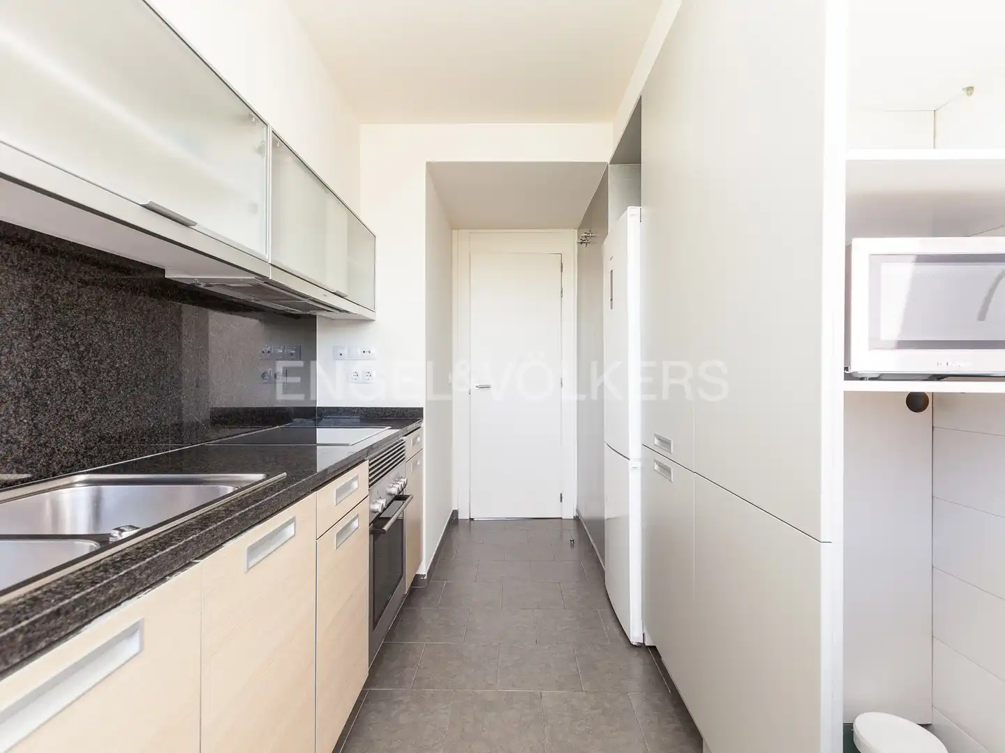 Cocina de Piso de alquiler en Sant Cugat del Vallès con Calefacción, Jardín privado y Trastero
