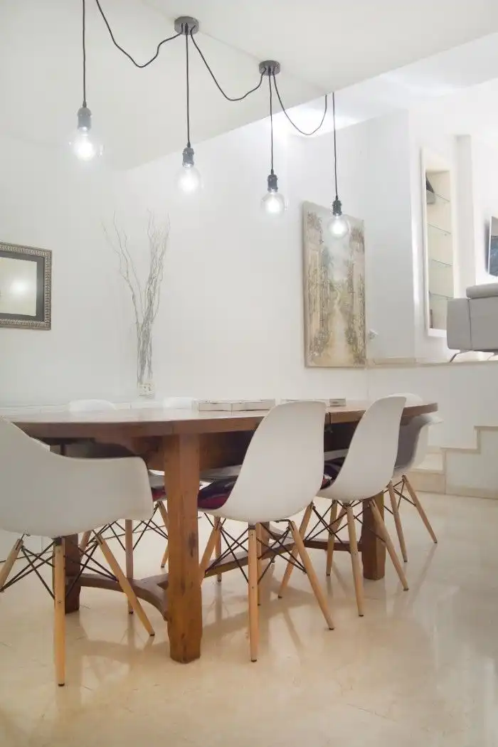 Comedor de Casa adosada de alquiler en Sant Cugat del Vallès con Aire acondicionado, Calefacción y Terraza