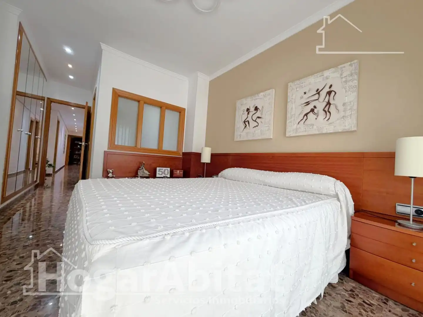 Bedroom of Flat for sale in Alboraya  with Air Conditioner, Heating and Terrace