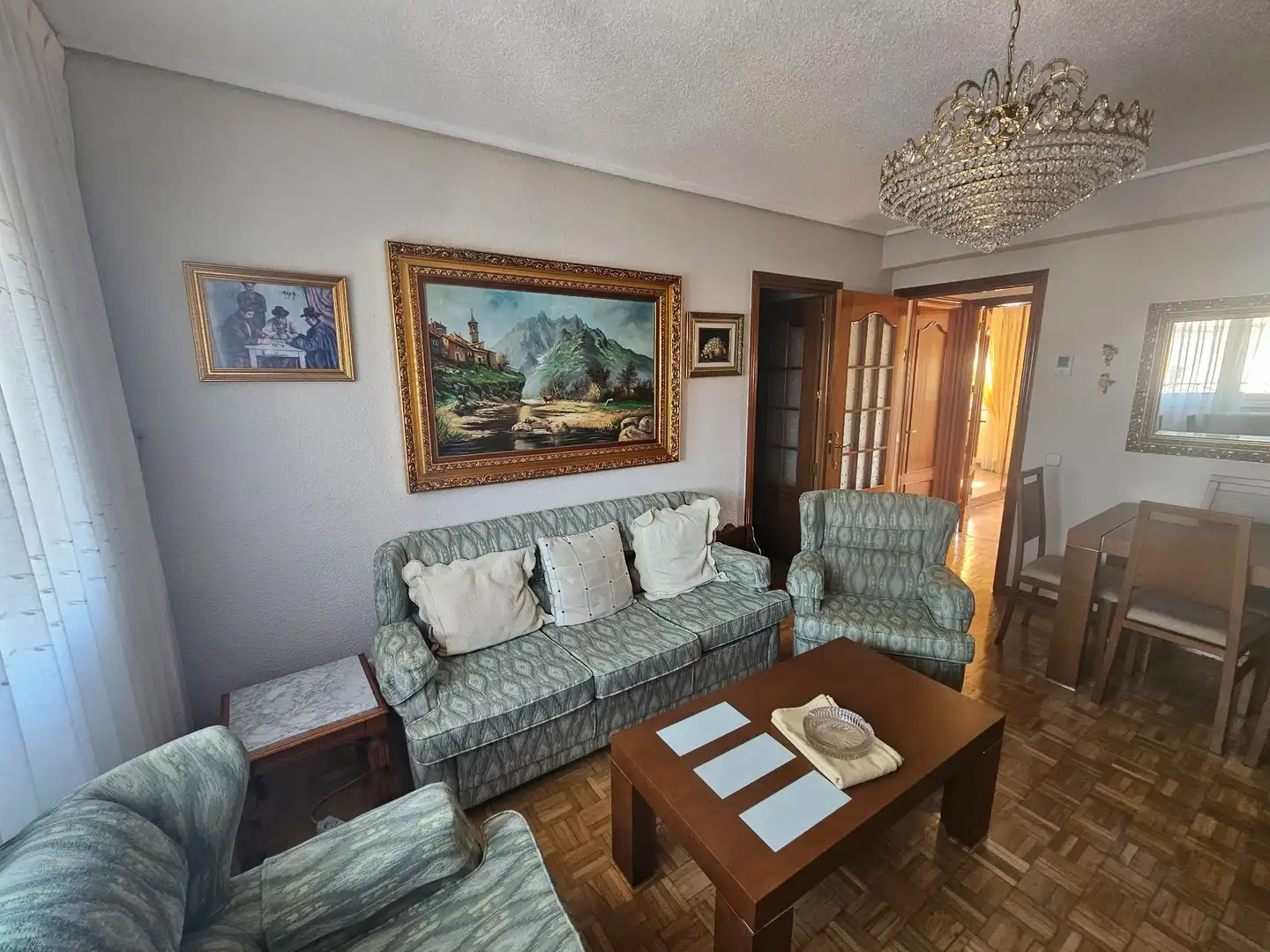 Sala de estar de Piso de alquiler en Madrid con Calefacción