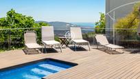 Terrassa de Casa o xalet en venda en Sant Cebrià de Vallalta amb Aire condicionat, Calefacció i Jardí privat